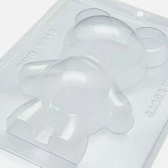 3D "Breakable" 7" Teddy Bear Mold - Picture 4 of 10